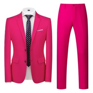 Suitor, Pink Suit Hire, Suit & Tuxedo Rentals